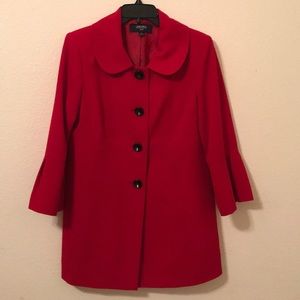 Jones Wear Red Suit Blazer